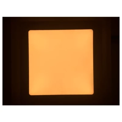 LED встраиваемая панель 12Вт+4Вт, 3200К, 1200+400лм, 3 режима