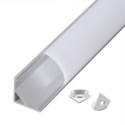 Stūra anodēts alumīnija profils LED lentei