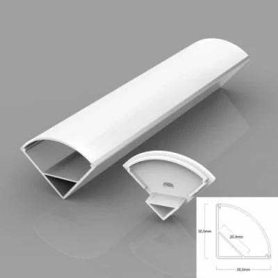 Stūra anodēts alumīnija profils LED lentei