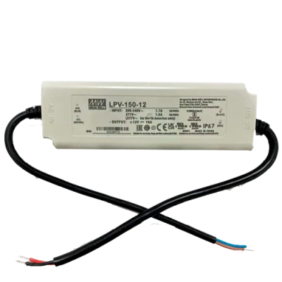 LED Impulsu barošanas bloks 12V, 150W, IP67