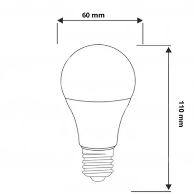 LED Fito spuldze priekš augiem 9W