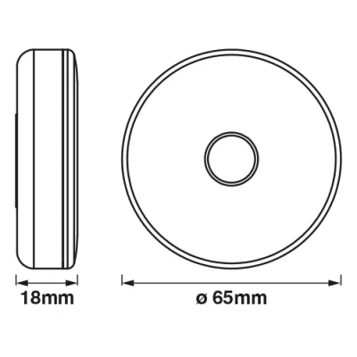 LED Virsapmetuma gaismeklis DOT-IT TOUCH