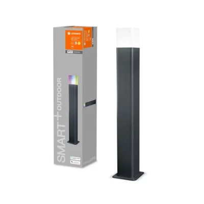 Viedais dārza gaismeklis - stabiņš 50cm, 12W, RGBW, IP44 SMART+ CUBE POST