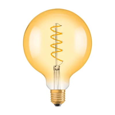 Vintage style LED bulb E27, G125, 4W, 300lm, 2000K