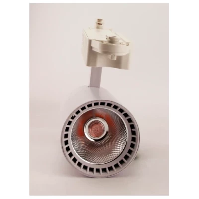 LED Sliežu gaismeklis gaļas produktiem 1F, 3 vadi, 30W, rozā gaisma