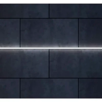 Anodēts flīžu alumīnija profils LED lentei HB-52.5X13.3BCD