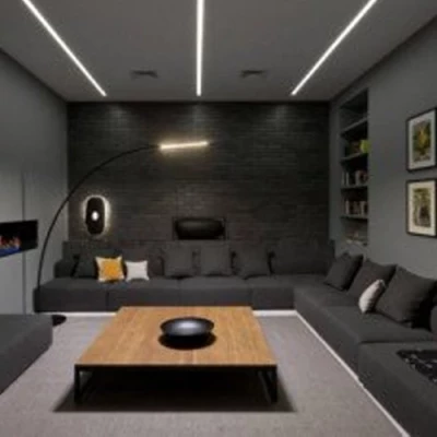 Anodized aluminum profile for LED strip HB-56X15