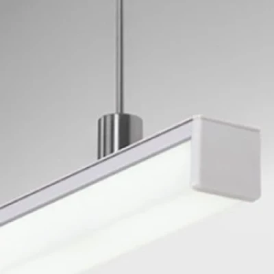 Anodēts augsts alumīnija profils 1-4 LED lentes rindām HB-35X35