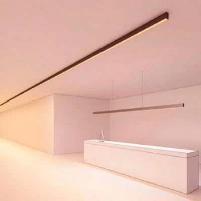 Anodēts augsts alumīnija profils 1-4 LED lentes rindām HB-75X50