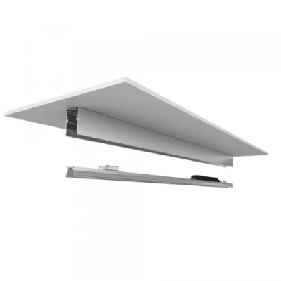 Anodēts augsts alumīnija profils 1-4 LED lentes rindām HB-75X50