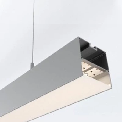 Anodēts augsts alumīnija profils 1-4 LED lentes rindām HB-75X50