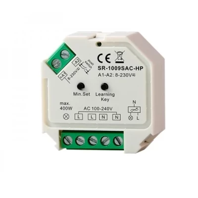 LED диммер, реостат max 400W, PUSH-DIM, TRIAC