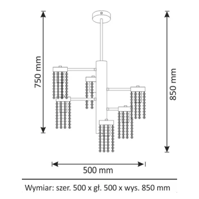 Hanging lamp IL MIO GRA-6