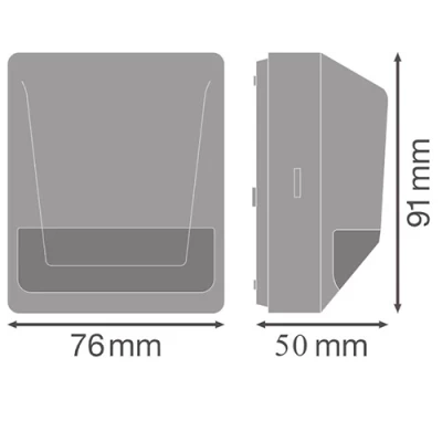 Infrasarkanais kustības un krēslas sensors 180°, 12m