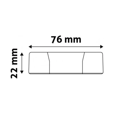 LED iebūvējams panelis 24W, 2000lm, 4000K, IP20, 120°