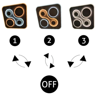 Потолочный светильник с пультом Design Oyster Philip