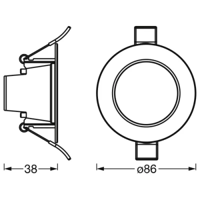 LED Iebūvējams gaismeklis SMART+ WIFI SPOT