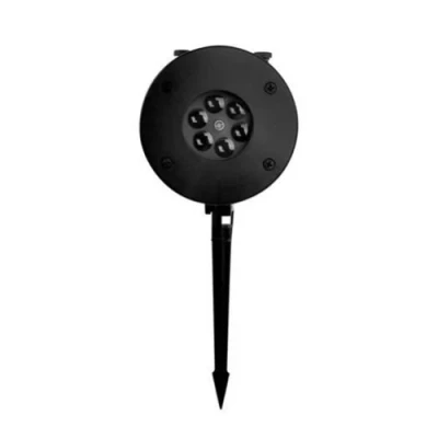 Ūdensizturīgs projektors dārzam un mājai - 12 dažādu rakstu projekcija