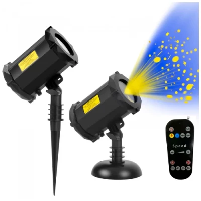 Ūdensizturīgs lāzerprojektors ar skaļruņi un pulti dārzam - jāņtārpiņu un ziemeļblāzmas projekcija