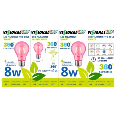 LED Fito spuldze priekš augiem 8W