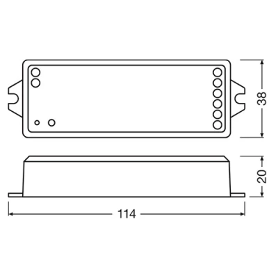 LEDVANCE RGBW+TW LED lentes kontrolieris 24V