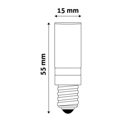 LED spuldze E14, JD, 4.5W, 400lm, 3000K