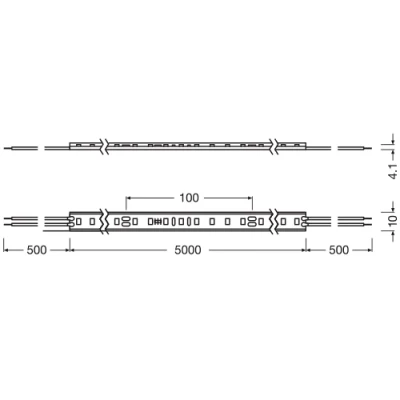 LED strip 5m 4000K IP66 5W