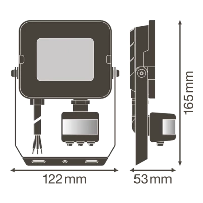 Āra LED prožektors ar sensoru FLOODLIGHT COMPACT SENSOR 20W