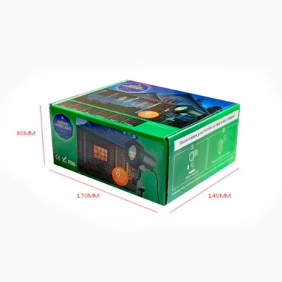 Водонепроницаемый лазерный проектор для сада и дома — красная и зеленая лазерная проекция