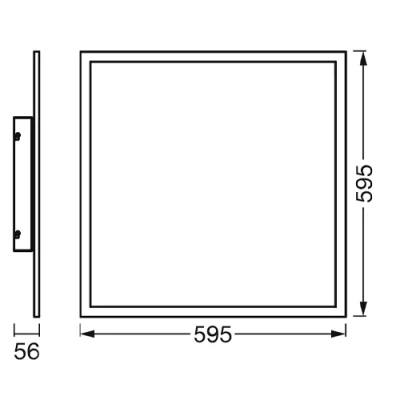 LED Panelis 60x60 cm PLANON PLUS