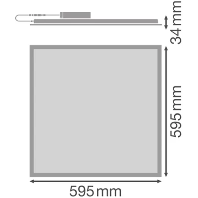 LED Panelis 60x60 cm PANEL COMPACT 600