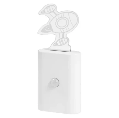 LED Nakts gaismeklis ar gaismas un kustības sensoru ar bateriju un maināmiem elementiem NIGHTLUX Cartoon Sensor 3000K