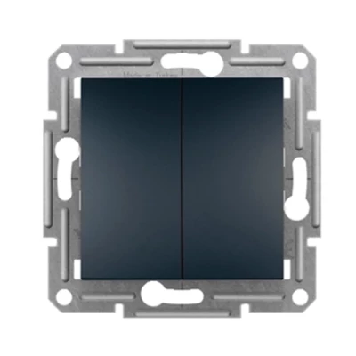 Двухсторонний двухклавишный выключатель, переключатель ASFORA, 1 полюс