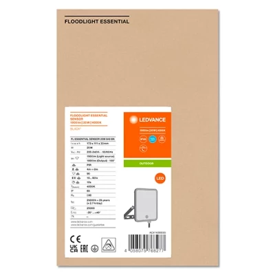 Уличный LED прожектор с сенсором Essential Sensor