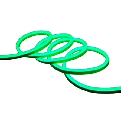 LED Неоновая лента 12V, зелёная, IP67, 5m, 6x12mm, NEON FLEX