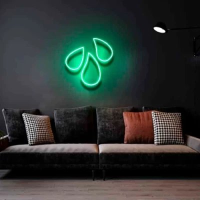 LED Неоновая лента 12V, зелёная, IP67, 5m, 6x12mm, NEON FLEX