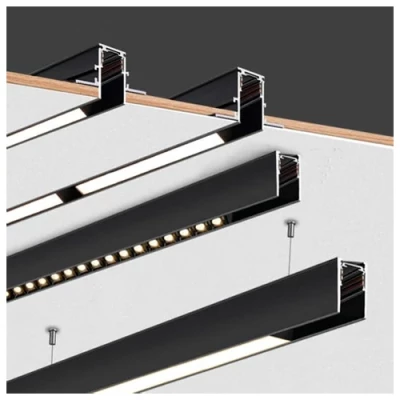 LED Magnetic linear rail light 12W, 3000K, 300 mm, 48V