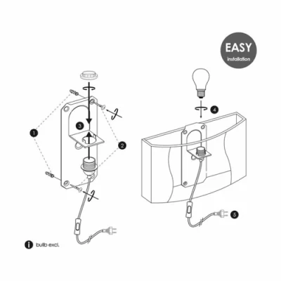 Sienas gaismeklis FUNK