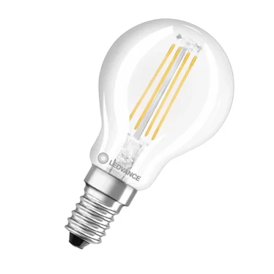 LED диммируемая лампа E14, P40, 4W, 470lm, 2700K, filament