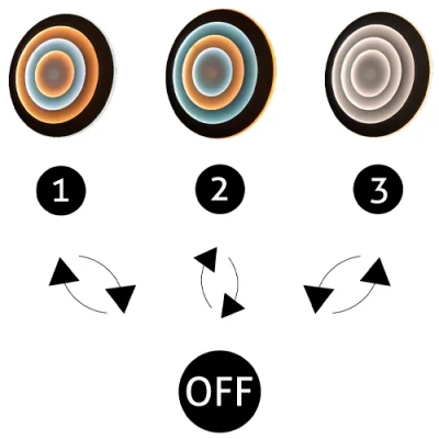 Griestu lampa ar tālvadības pulti Design Oyster Reese