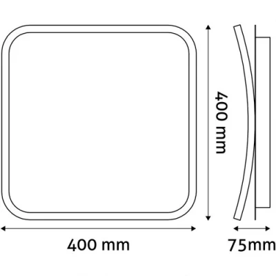 Griestu lampa ar tālvadības pulti Design Oyster Cole