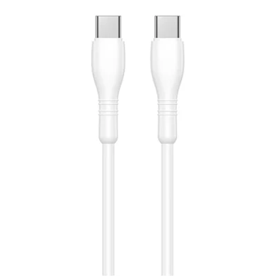 Ātrās uzlādes kabelis USB-C (Type-C) — USB-C (Type-C), 1m, 3,1А