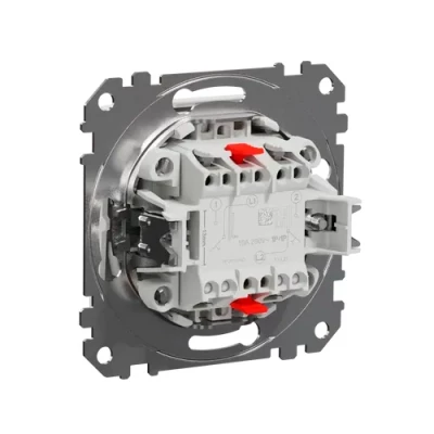 Zemapmetuma divu taustiņu impulsa slēdzis 1+1, mehaniskais SEDNA Design