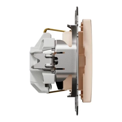 Zemapmetuma kontaktligzda 1-vietīga ar zemējumu, mehaniska SEDNA Design