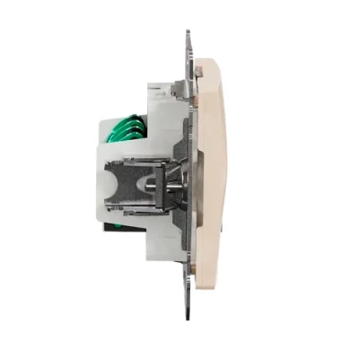 Datu ligzda 2xRJ45 za (meh.) CAT5E UTP bēša SEDNA Design