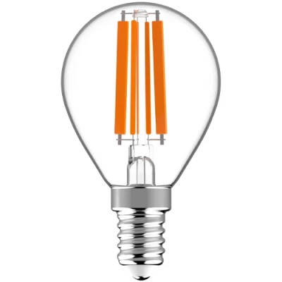 LED лампа E14, G45, 6.5W, 806lm, 2700K, filament