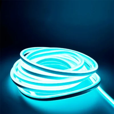 LED Неоновая лента 12V, холодный синий, IP67, 5m, 6x12mm, NEON FLEX