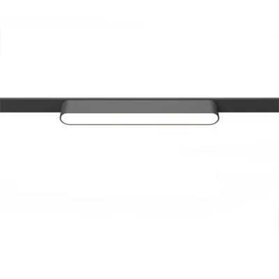 SLIM Magnētiskais sliežu gaismeklis 3000K, 12W, FLOOD LIGHT 48V