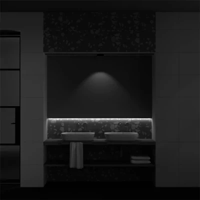 SLIM Magnētiskais sliežu gaismeklis 4000K, 6W, GRILL LIGHT 48V