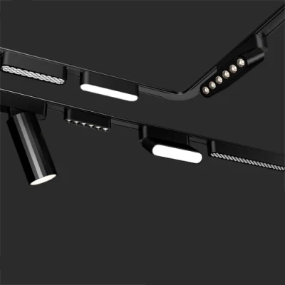 SLIM Magnētiskais sliežu gaismeklis 4000K, 12W, FOLDABLE FLOOD LIGHT 48V